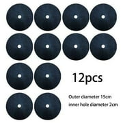 Arkzeo Brand New Shading Mats Non-Woven Fabric 12Pcs 15-42Cm Disc Black Guard Mulch Natural Hanging 15cm